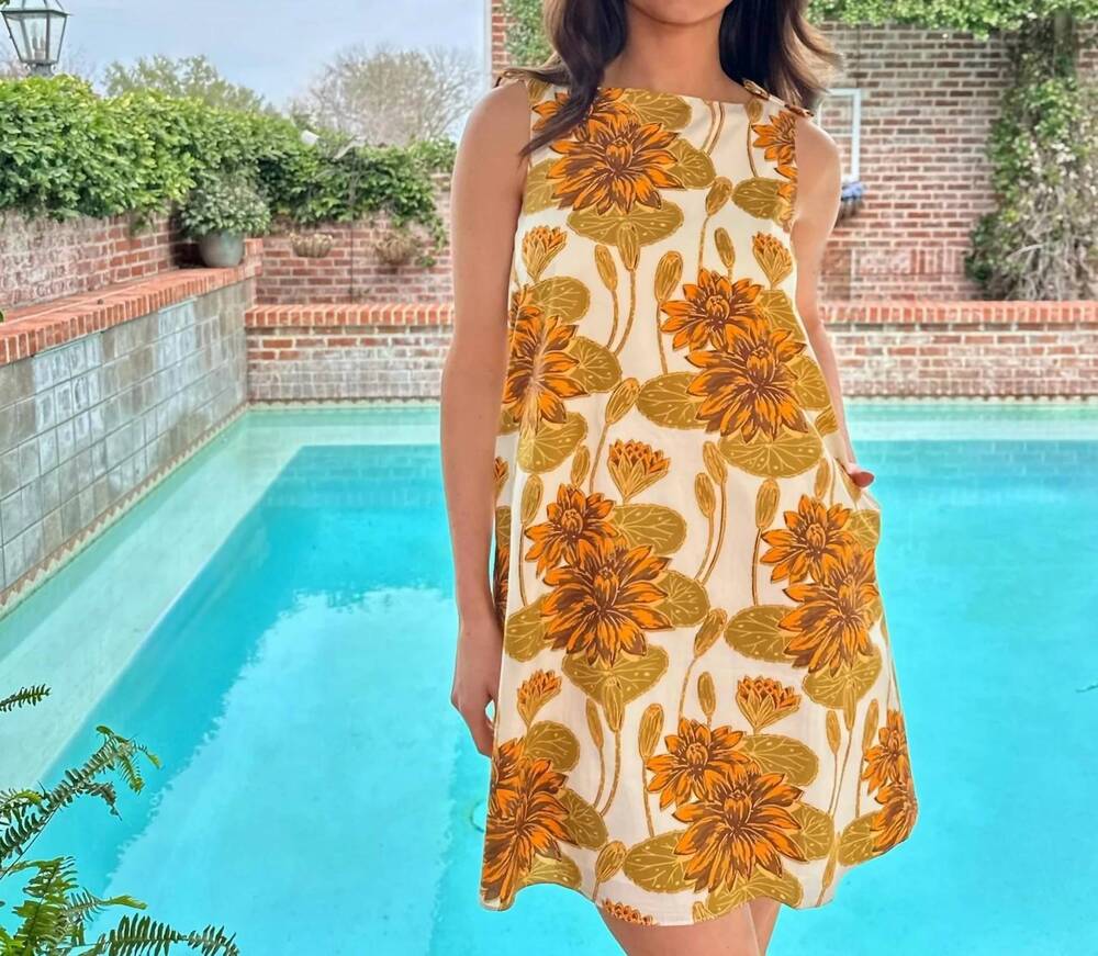 NEW FLORA BEA ottilie dress in beige